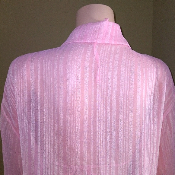 3 Piece Sheer Pink Sexy Swimsuit Pants Set - Picture 7 of 12